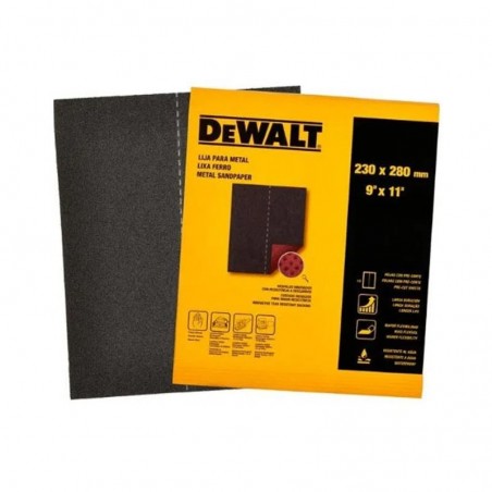 LIJA PARA METAL ALO 80G 9X11 PULG. DEWALT DAT20080S