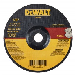 DISCO ABRASIVO CORTE T42 7X1/8 PULG. DEWALT DW54840
