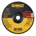 DISCO ABRASIVO DESBASTE T27 7" X 1/4" DEWALT DW54850