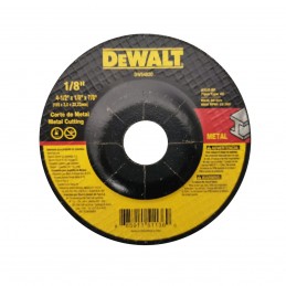 DISCO ABRASIVO 4.1/2 X 1/8  A24 DEWALT DW54820