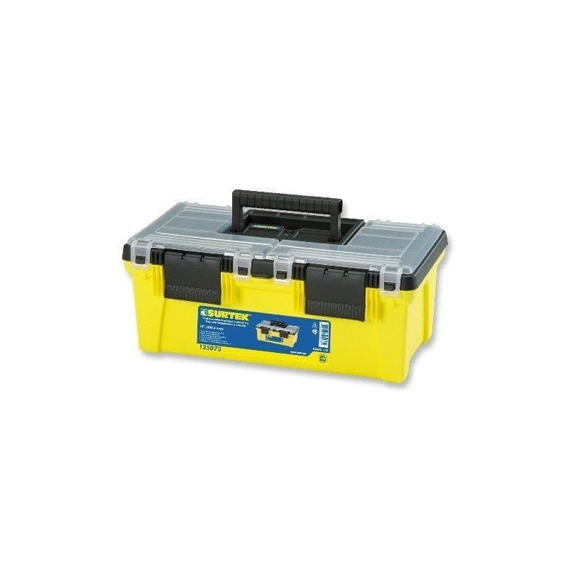 CAJA PLÁSTICA CON ORGANIZADOR SURTEK 125073