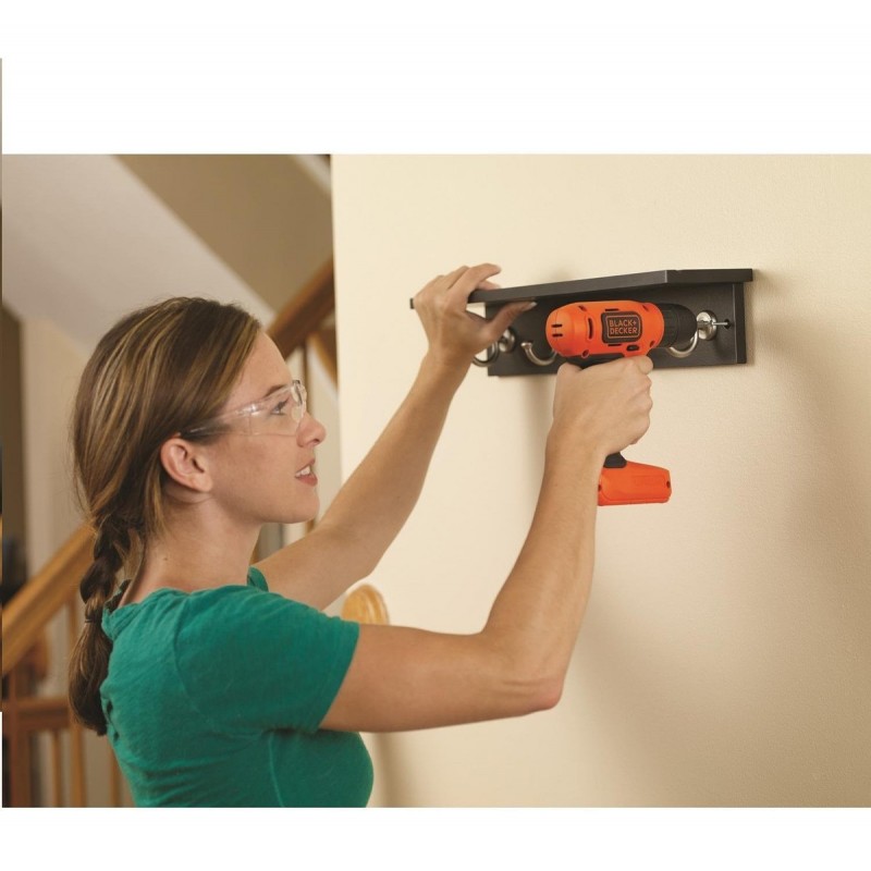 TALADRO ROTACION 8V.ION LITO BLACK&DECKER LD008-B3