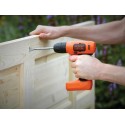 TALADRO ROTACION 8V.ION LITO BLACK&DECKER LD008-B3