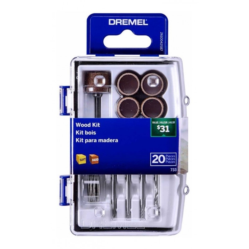 KIT ACCESORIOS P/MADERA DREMEL 26150733AB