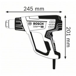 PISTOLA DE CALOR BOSCH GHG 20-63 CON BOQUILLAS