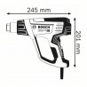 PISTOLA DE CALOR BOSCH GHG 20-63 CON BOQUILLAS