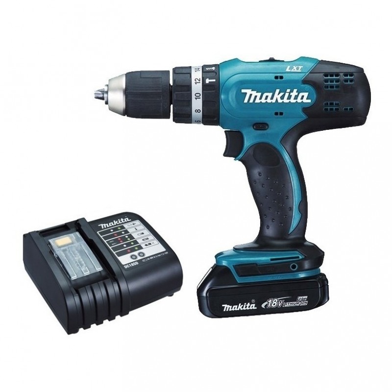 TALADRO PERCUTOR MAKITA 18V 1/2 con BATERIA Y CARGADOR