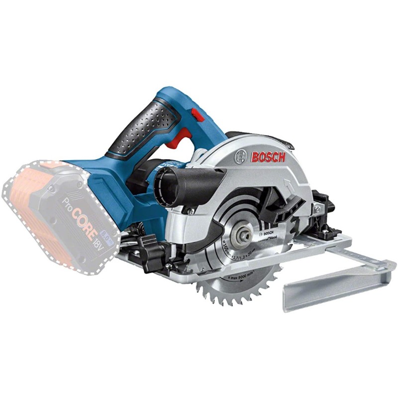 SIERRA CIRCULAR INALAMBRIC BOSCH GKS 18V-57 NO BAT/CARGADOR