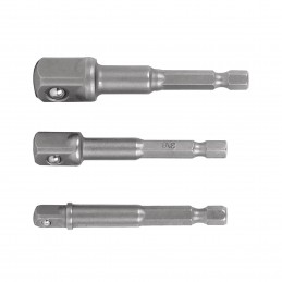 JUEGO DE ADAPTADORES PARA COPAS 1/4 3/8 1/2 PRETUL ADA-3