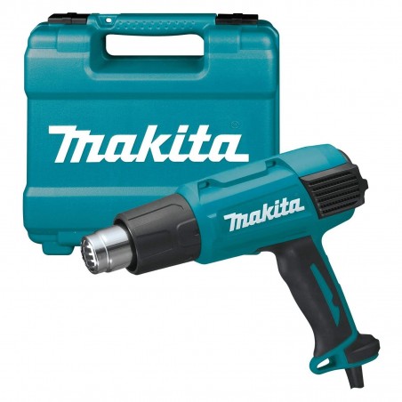 PISTOLA AIRE CALIENTE VARIABLE CON MALETIN MAKITA HG6031VK