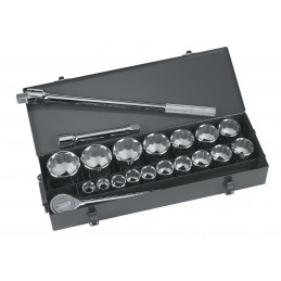 JUEGO DE DADOS MANDO 3/4PULG 21 PIEZAS PULGADAS 87557