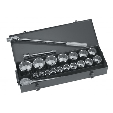 JUEGO DE DADOS MANDO 3/4PULG 21 PIEZAS PULGADAS 87557