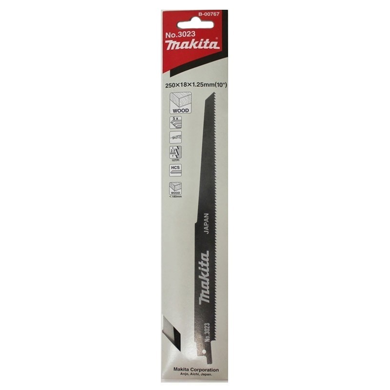 CUCHILLA P/SIERRA SABLE 250MKM /10TPI MAKITA B00767