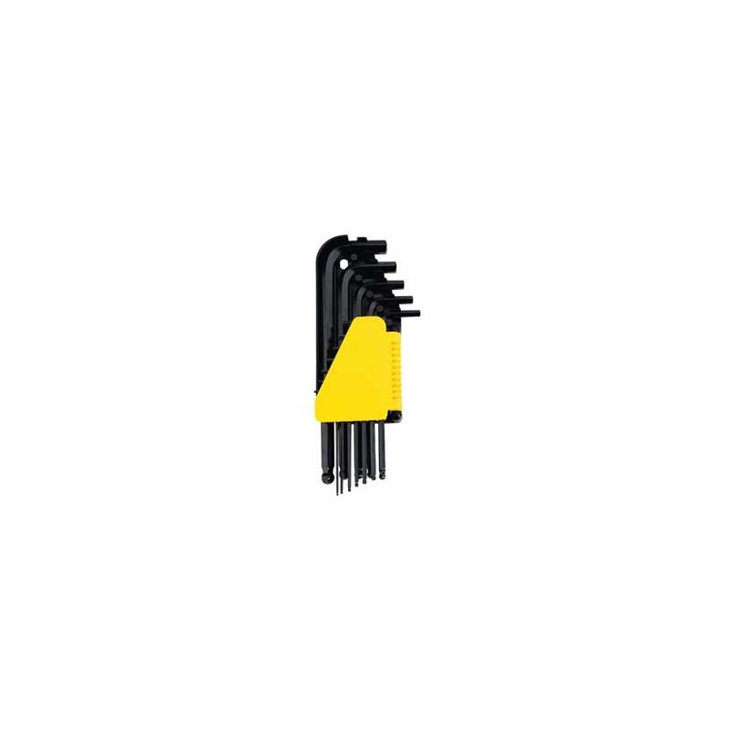 Juego de Llaves Hexagonales Largas Punta Redon STANLEY 69258