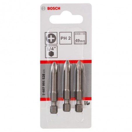 PUNTAS DE ATORNILLAR EXTRA HARD JGO X 3 BOSCH 2607001528