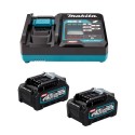 BATERIA 40V BL4040X2 +CARG DC40RA MAKITA 191J93-9