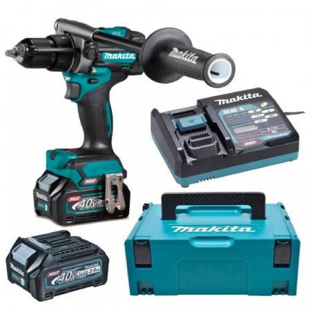 TALADRO PERC XGT40V +2BAT 2,5AH Y CAR. MAKITA HP001GM201