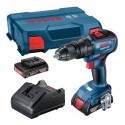 TALADRO PERCUTOR 18V BIVOLT 2 BATERIAS BOSCH GSB 18V 50 KIT