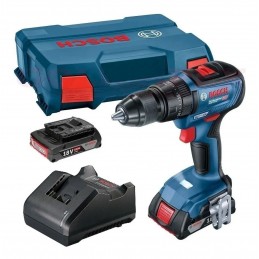 TALADRO PERCUTOR 18V BIVOLT 2 BATERIAS BOSCH GSB 18V 50 KIT