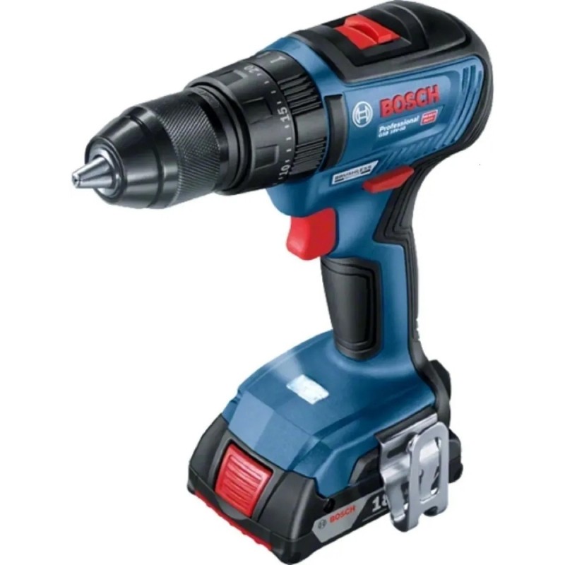 TALADRO PERCUTOR 18V BIVOLT 2 BATERIAS BOSCH GSB 18V 50 KIT