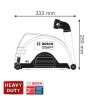 Sistema Aspiración Polvo BOSCH GDE 230 FC-S pulidoras 9 pulg