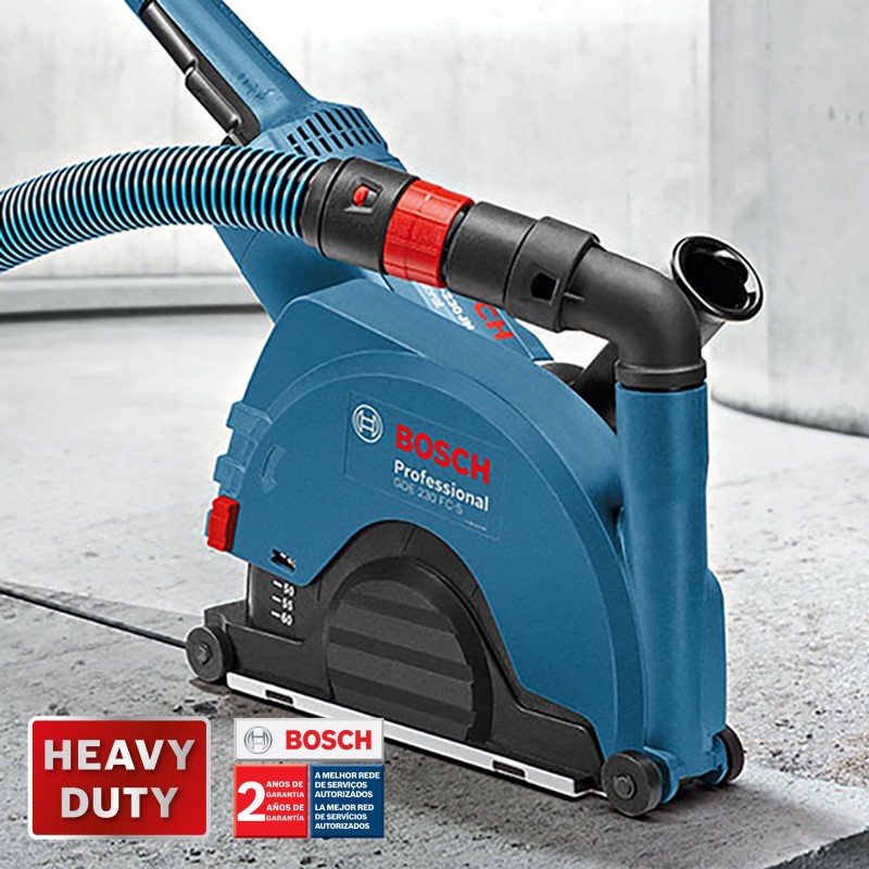 Sistema Aspiración Polvo BOSCH GDE 230 FC-S pulidoras 9 pulg