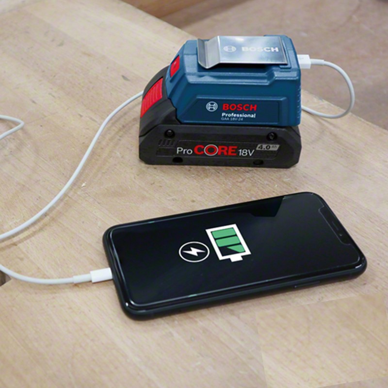 Adaptador Cargador Portátil USB GAA 18V-24 No bat/cargador