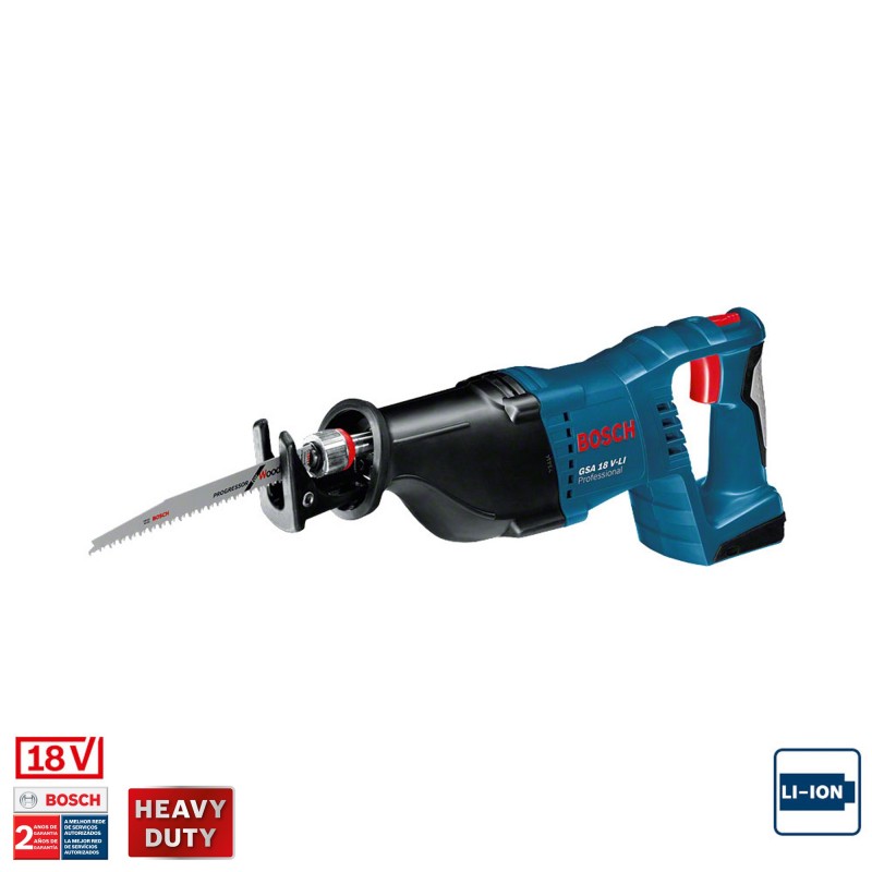 Sierra Sable inal Bosch GSA 18 V-LI No bat/carg Maleta