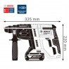 RotoMartillo inal Bosch GBH 180-LI SOLO 18V 2J sin bat/carg