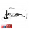 POLICHADORA 7PULG 1250 W - 3000 RPM BOSCH GPO 12CE
