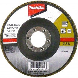DISCO FLAP 4.1/2 PULG MAKITA ZIRCONIO GR.36 D53718