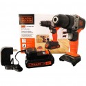 TALADRO 3/8 PERC 20V. 2 VELOC. BLACK & DECKER BCD704C1-B3