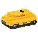 BATERIA ION DE LITIO COMPACTA, 20 V, 4Ah DEWALT DCB240