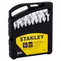 JUEGO DE 20 LLAVES STANLEY COMBINADAS  85783