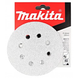 LIJA REDONDA 5 PULG VEL. PERF 10 PZS. PARA MADERA  P33342