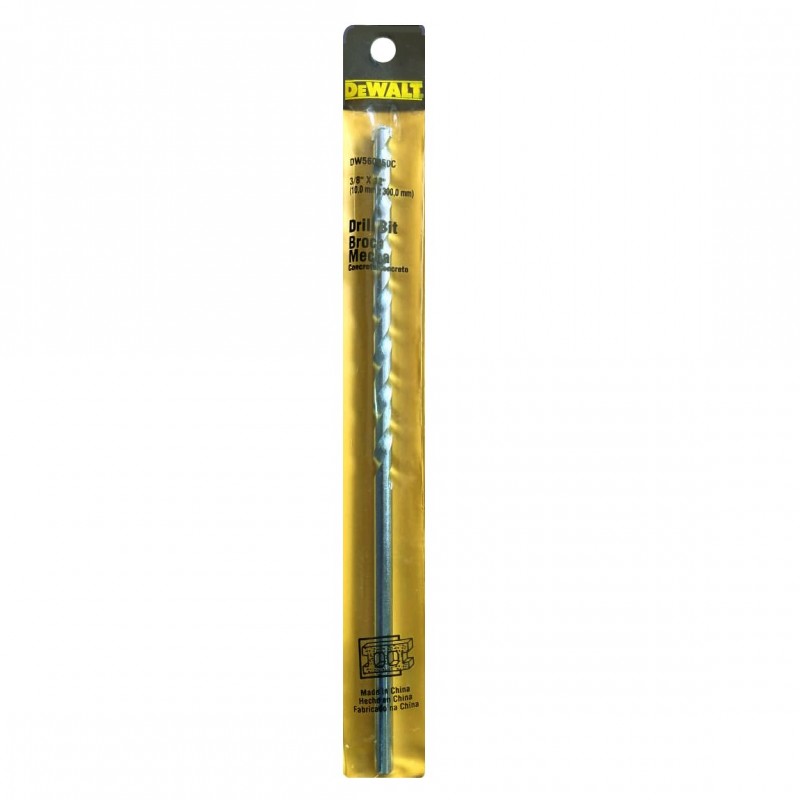 BROCA P/MURO DEWALT 3/8 x 12 PULG DW560950C