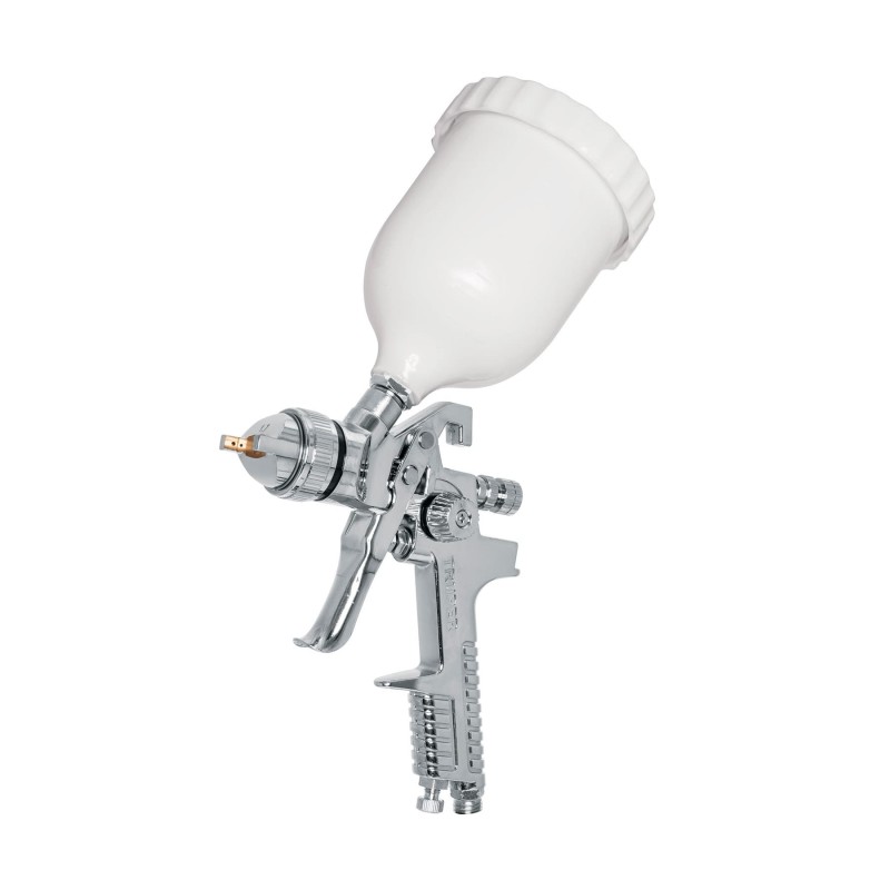 PISTOLA PINTAR GRAVEDAD HVLP VASO PLASTICO TRUPER PIPI-441
