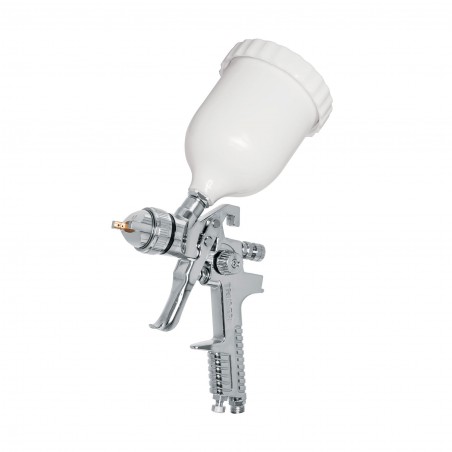 PISTOLA PINTAR GRAVEDAD HVLP VASO PLASTICO TRUPER PIPI-441
