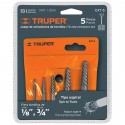 JUEGO EXTRACTORES DE TORNILLOS 5 PZS TRUPER EXT-5