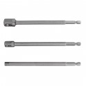 JUEGO ADAPTADORES LARGOS P/COPAS 1/4 3/8 1/2 TRUPER ADA-3L