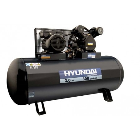 COMPRESOR HYUNDAI TRIFASICO 3HP 300L 110V HYAC300C
