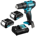 TALADRO INALAMBRICO PERCUTOR 3/8 12V 2 BAT MAKITA HP333DWYE