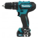 TALADRO INALAMBRICO PERCUTOR 3/8 12V 2 BAT MAKITA HP333DWYE
