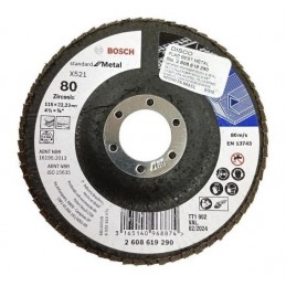 DISCO FLAP ECO PARA METAL 4-1/2" GR80 BOSCH 2608619290