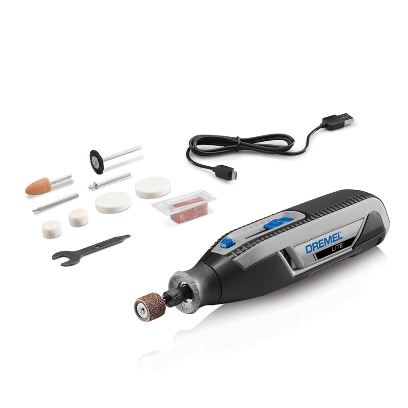 DREMEL LITE 7760 MOTOTOOL INALAMBRICO 4V CON 10 ACCESORIOS