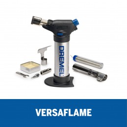 DREMEL VERSAFLAME SOPLETE CON 7 ACCESORIOS + CAJA METALICA