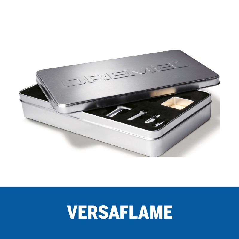 DREMEL VERSAFLAME SOPLETE CON 7 ACCESORIOS + CAJA METALICA