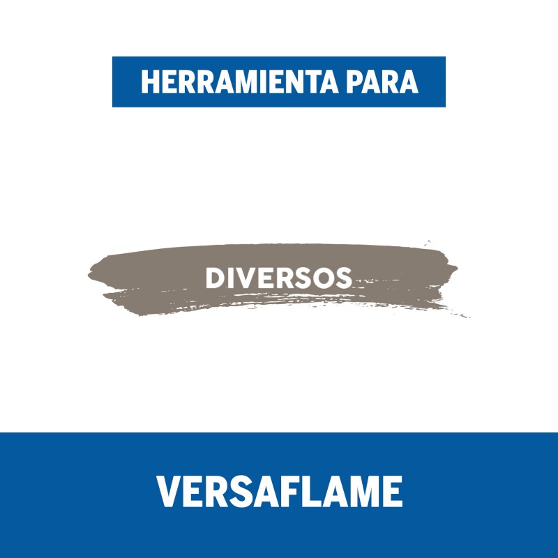 DREMEL VERSAFLAME SOPLETE CON 7 ACCESORIOS + CAJA METALICA
