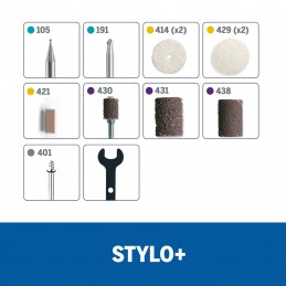 DREMEL STYLO MOTOTOOL CON 15 ACCESORIOS 2050-15