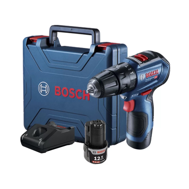 TALADRO DE IMPACTO BOSCH GSB 12V-30 12V 2 BATERIAS 2,0AH